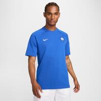 Inter Milan Travel Nike Football Short-Sleeve Top - Blue - Cotton