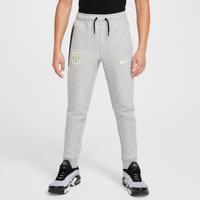 F.C. Barcelona Tech Fleece Older Kids' (Boys') Nike Football Pants - Grey - Cotton/Polyester