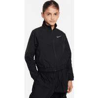 Nike Sportswear Windrunner Older Kids' (Girls') Loose Jacket - Black - Nylon/Polyester