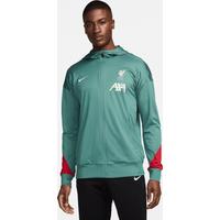 Liverpool F.C. Strike Men's Nike Dri-FIT Football Hooded Knit Tracksuit - Green - Polyester