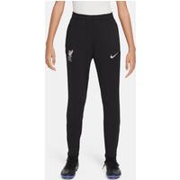 Liverpool F.C. Strike Older Kids' Nike Dri-FIT Football Knit Pants - Black - Polyester/Elastane