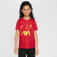 Liverpool F.C. Academy Pro Older Kids' Nike Dri-FIT Football Pre-Match Short-Sleeve Top - Red - Polyester