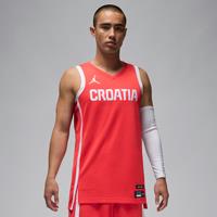 Croatia Limited Road Men's Nike Basketball Jersey - Red - Polyester