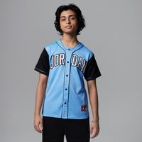 Nike Jordan Older Kids' Baseball Jersey - Blue - Polyester