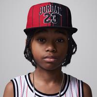 Nike Jordan Older Kids' Jersey Flat-Brim Cap - Red - Polyester