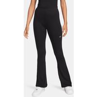 Nike Sportswear Chill Knit Women's Tight Mini-Rib Flared Leggings - Black - Polyester/Lyocell/Elastane