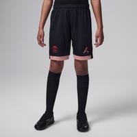 Nike Paris Saint-Germain 2024/25 Stadium Third Older Kids' Jordan Dri-FIT Football Replica Shorts - Black - Polyester