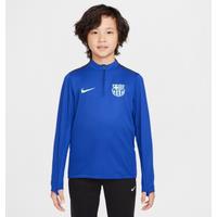 F.C. Barcelona Academy Pro Older Kids' Nike Dri-FIT Football Drill Top - Blue - Polyester