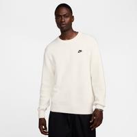Nike Club Men's Crew-Neck Jumper - White - Cotton