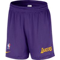 Los Angeles Lakers Men's Nike NBA Mesh Shorts - Purple - Polyester