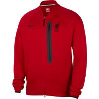 Liverpool F.C. Tech Fleece Men's Nike Football Jacket - Red - Cotton/Polyester