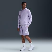 Nike Club Men's French Terry Alumni Shorts - Purple - Cotton/Rayon/Polyester
