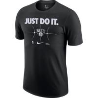 Brooklyn Nets Essential Men's Nike NBA T-Shirt - Black - Cotton/Polyester