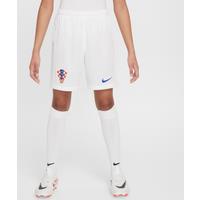 Croatia 2024/25 Stadium Home/Away Older Kids' Nike Dri-FIT Football Replica Shorts - White - Polyester