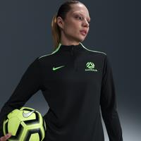 Australia Academy Pro Women's Nike Dri-FIT Football Drill Top - Black - Polyester