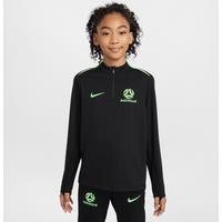 Australia Academy Pro Older Kids' Nike Dri-FIT Football Knit Drill Top - Black - Polyester