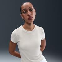 Nike Sportswear Chill Knit Women's T-shirt - Grey - Modal/Cotton/Elastane