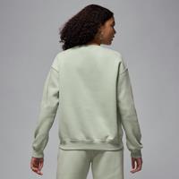 Nike Jordan Brooklyn Fleece Women's Crew-Neck Sweatshirt - Green - Cotton/Polyester