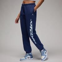 Nike Jordan Brooklyn Fleece Women's Trousers - Blue - Cotton/Polyester