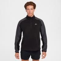 Nike Trail Polartec Men's 1/4-Zip Fleece Running Top - Black - Polyester