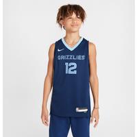 Memphis Grizzlies 2023/24 Icon Edition Older Kids' Nike NBA Swingman Jersey - Blue - Polyester
