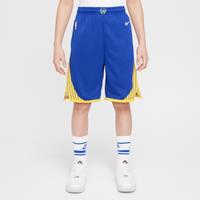 Golden State Warriors 2023/24 Icon Edition Older Kids' (Boys') Nike NBA Swingman Shorts - Blue - Polyester