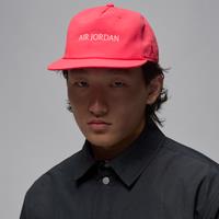 Nike Air Jordan Pro Unstructured Flat-Bill Hat - Pink - Polyester