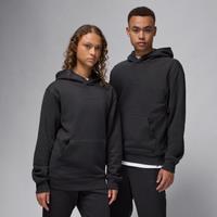 Nike Air Jordan Wordmark Men's Fleece Pullover Hoodie - Black - Cotton