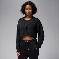 Nike Air Jordan Women's Knit Cardigan - Black - Acrylic/Lyocell/Linen/Elastane/Nylon