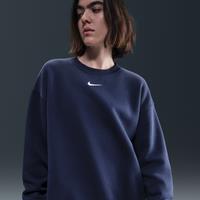 Nike Sportswear Phoenix Fleece Women's Oversized Crew-neck Sweatshirt - Blue - Cotton/Polyester