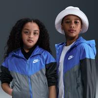 Nike Sportswear Windrunner Older Kids' Hooded Repel Jacket - Blue - Polyester