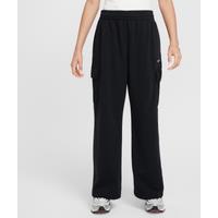 Nike Sportswear Girls' Dri-FIT Oversized Fleece Trousers - Black - Cotton/Polyester