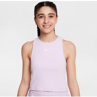 Nike Sportswear Girls' Ribbed Tank Top - Purple - Polyester/Lyocell/Elastane