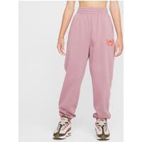Nike Sportswear Club Fleece Girls' Loose Trousers - Purple - Cotton/Polyester