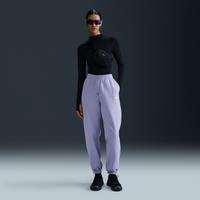 Nike Sportswear Phoenix Fleece Women's High-Waisted Oversized Tracksuit Bottoms - Purple - Cotton/Polyester