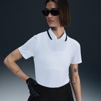 Nike Tour Women's Dri-FIT Short-Sleeve Golf Polo - White - Polyester/Elastane