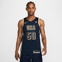 USAB Limited Men's Nike Basketball Replica Jersey - Blue - Polyester