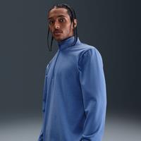 Nike Tour Men's 1/2-Zip Golf Top - Blue - Polyester/Elastane