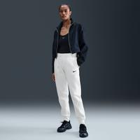 Nike Sportswear Phoenix Fleece Women's Mid-Rise Tracksuit Bottoms - White - Cotton/Polyester