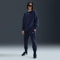 Nike Sportswear Phoenix Fleece Women's Mid-Rise Tracksuit Bottoms - Blue - Cotton/Polyester