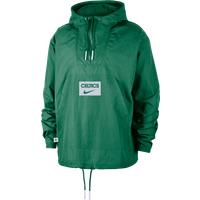 Boston Celtics Club Courtside Men's Nike NBA Anorak - Green - Nylon