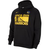 Golden State Warriors Club Courtside Men's Nike NBA Pullover Hoodie - Black - Cotton/Polyester