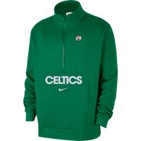 Boston Celtics Club Courtside Men's Nike NBA 1/2-Zip Top - Green - Cotton/Polyester