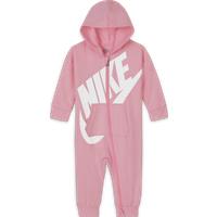 Nike Baby (0-3M) Full-Zip Overalls - Pink - Cotton/Polyester
