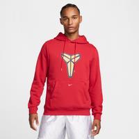 Kobe Men's Nike Dri-FIT Pullover Basketball Hoodie - Red - Polyester/Cotton