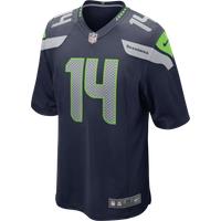 NFL Seattle Seahawks (DK Metcalf) Men's Game American Football Jersey - Blue - Polyester