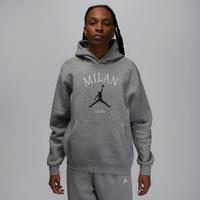 Nike Jordan Milan Men's Pullover Hoodie - Grey - Cotton/Polyester