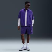 England Men's Nike Life Football Camp Shorts - Purple - Cotton/Nylon