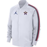 Nike 2025 All-Star Weekend Showtime Men's Jordan NBA Long-Sleeve Full-Zip Jacket - White - Polyester/Elastane