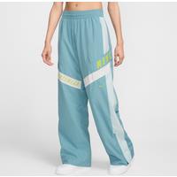 Nike Sportswear Women's High-Waisted Trousers - Blue - Polyester